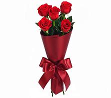 Букет 5 Красных роз Эдлесс Лав в Калиновской
