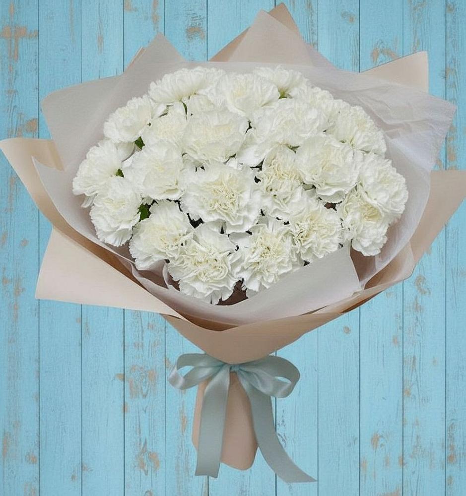 Букет цветов из: Гвоздики в Калиновской