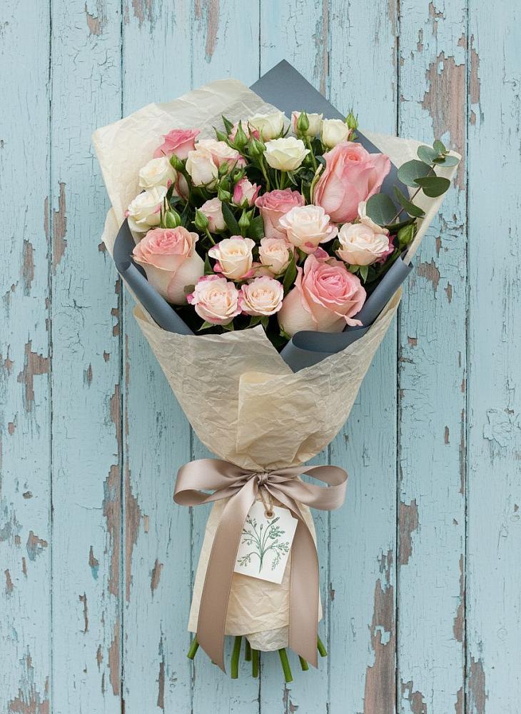 Букет цветов из: Розы в Калиновской