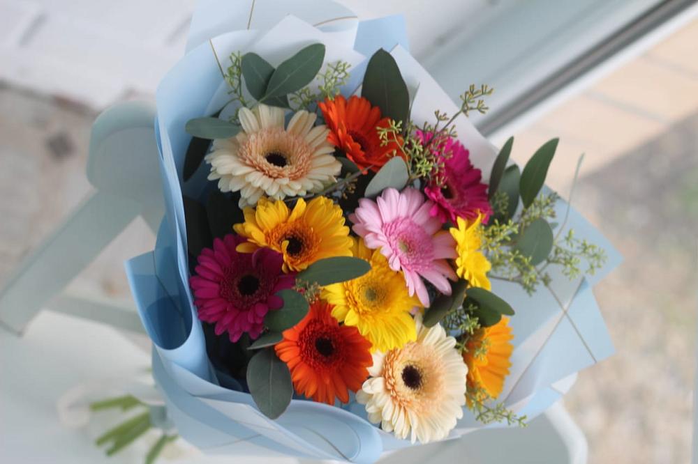 Букет цветов из: Герберы в Калиновской