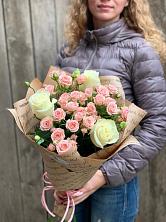 Букет цветов из:  Розы в Калиновской