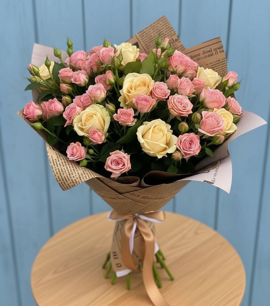 Букет цветов из: Розы в Калиновской