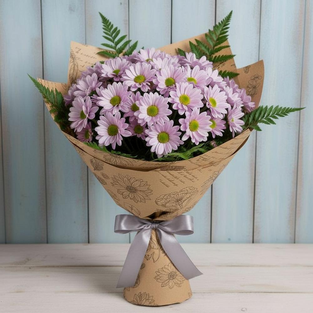 Букет цветов из: Хризантемы в Калиновской