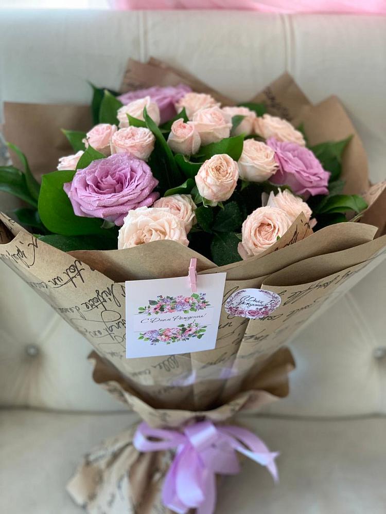 Букет цветов из: Розы в Калиновской