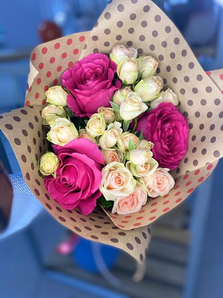 Букет цветов из: Розы в Калиновской