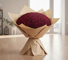 Букет 101 Красная роза в Калиновской