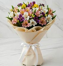 Букет цветов из:  Альстромерии #REPLACE_PRED# Калиновской