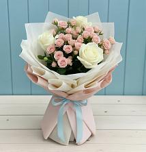 Букет цветов из:  Розы в Калиновской