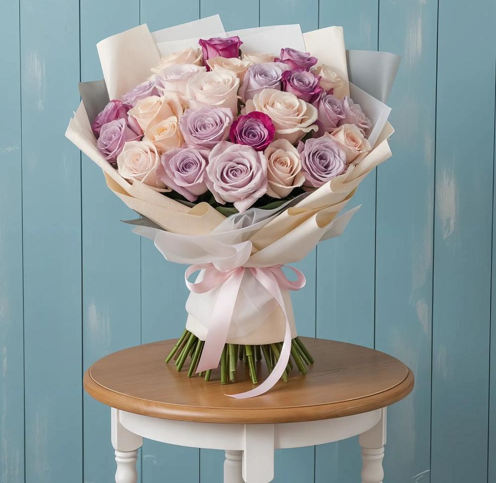 Букет цветов из: Розы в Калиновской