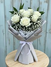 Букет цветов из:  Розы в Калиновской