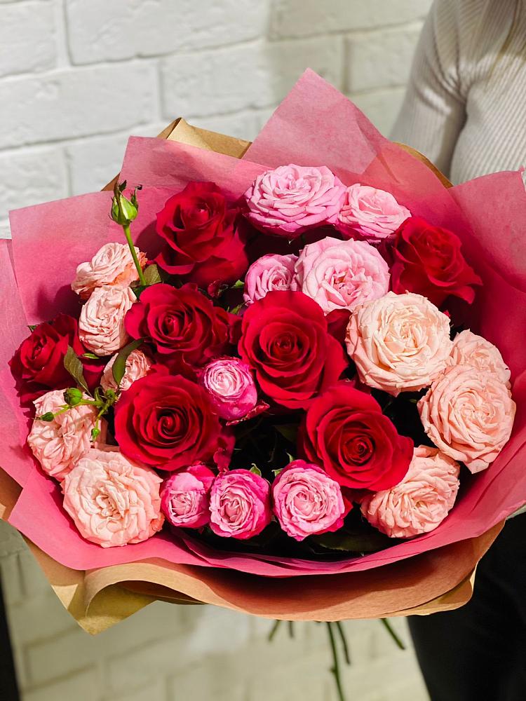 Букет цветов из: Розы в Калиновской