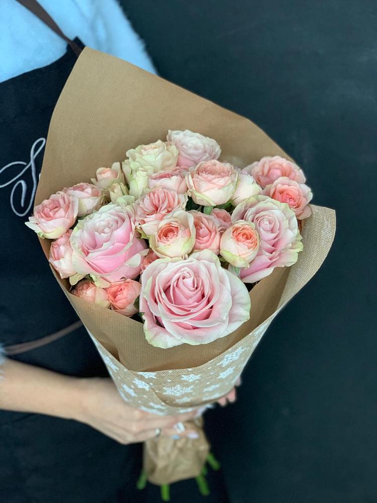 Букет цветов из: Хризантемы и Розы в Калиновской