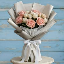 Букет цветов из:  Розы в Калиновской