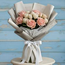 Букет цветов из:  Розы в Калиновской