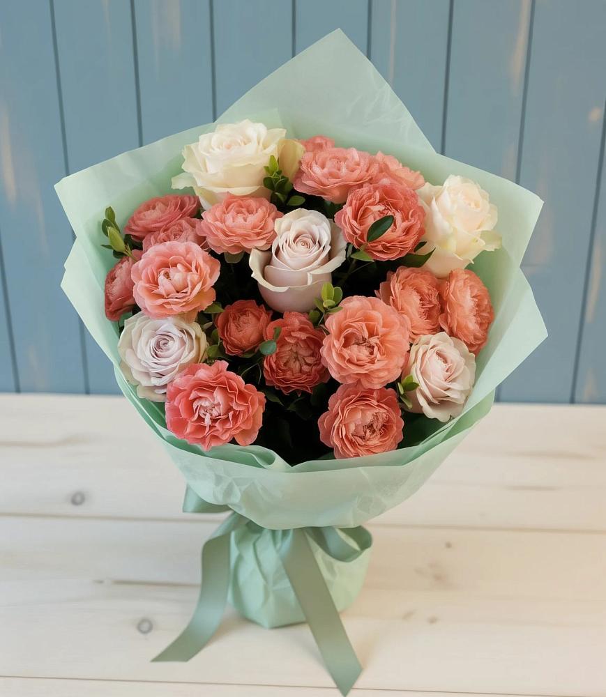 Букет цветов из: Розы в Калиновской