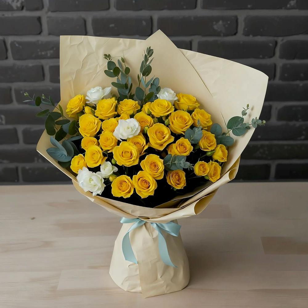 Букет цветов из: Розы в Калиновской