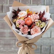 Букет цветов из:  Гвоздики, Хризантемы и Розы #REPLACE_PRED# Калиновской