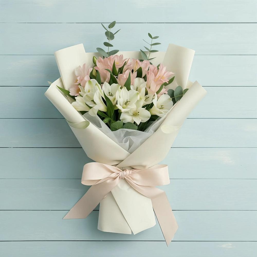 Букет цветов из: Альстромерии в Калиновской