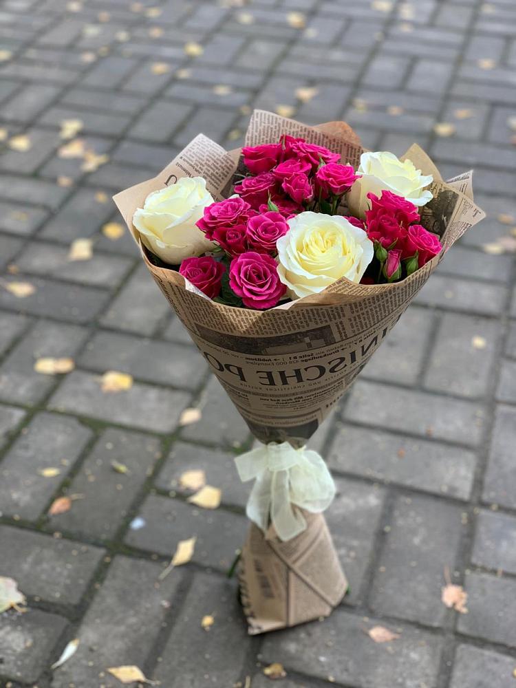 Букет цветов из: Розы в Калиновской