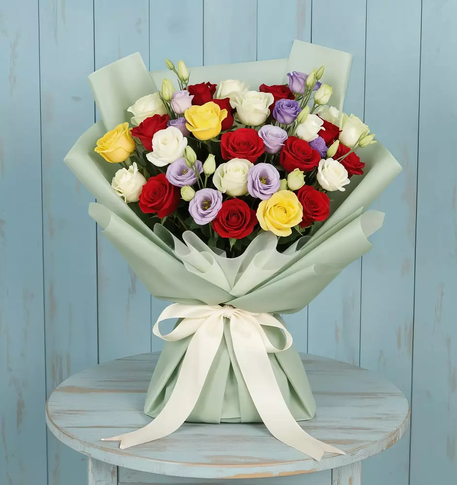 Букет цветов из: Розы в Калиновской