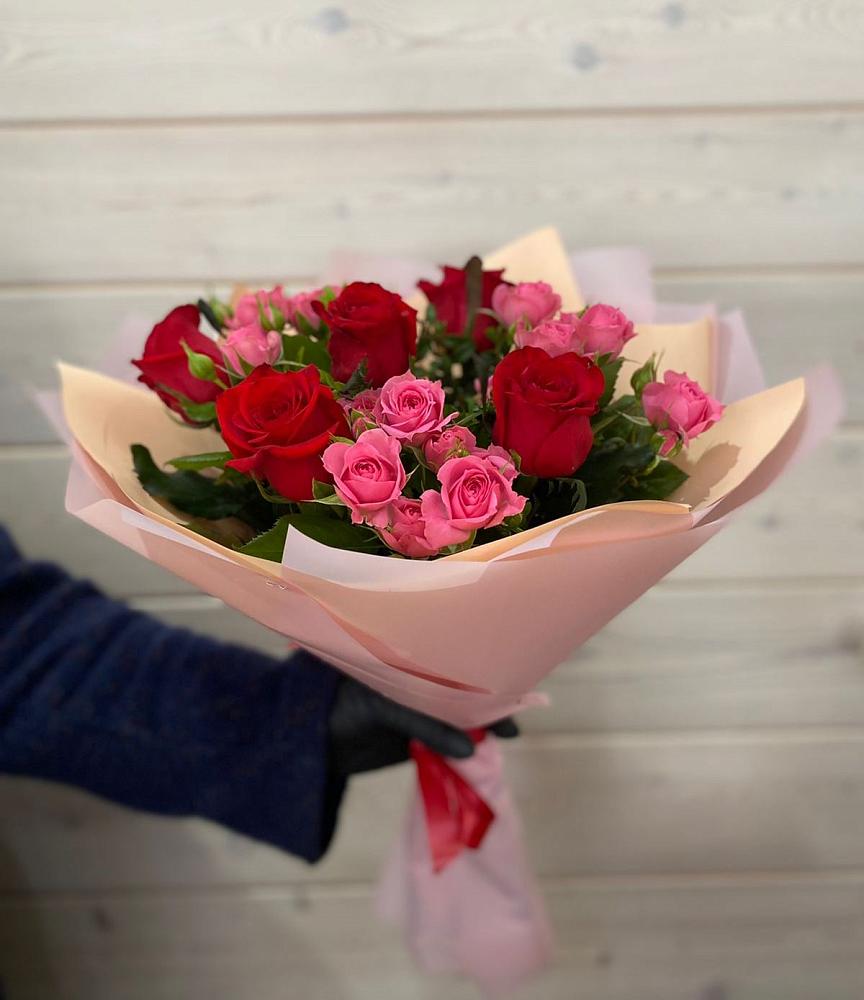 Букет цветов из: Розы в Калиновской