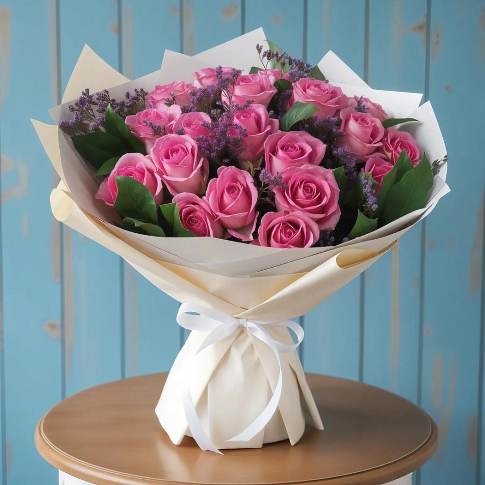 Букет цветов из: Розы в Калиновской