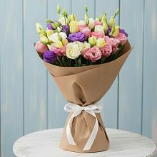 Букет цветов из:  Лизиантусы в Калиновской