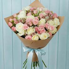 Букет цветов из:  Розы в Калиновской