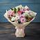 Букет цветов из: Хризантемы, Альстромерии и Розы в Калиновской